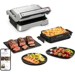 Tefal Elektrický Gril Optigrill 4V1 Inox Gc774d30 Stříbrný/Černý
