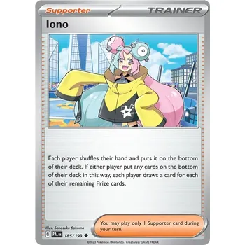 Karetní hra Iono 185/193 - Paldea Evolved Typ karty: Non-Holo
