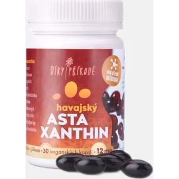 Přírodní produkt Díky přírodě Havajský astaxanthin Vegan 12 mg (Velikost: 30 kapslí)