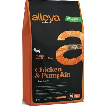 Krmivo pro psa Alleva Natural Puppy Medium Chicken & Pumpkin 2kg