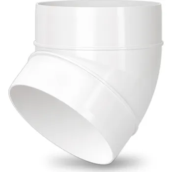 Ventilace VENTS Koleno plastové kruhové, 45° Ø100mm