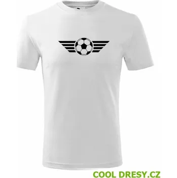 Dětské tričko s fotbalovým míčem 2 - Barva: bílá, Velikost 8let