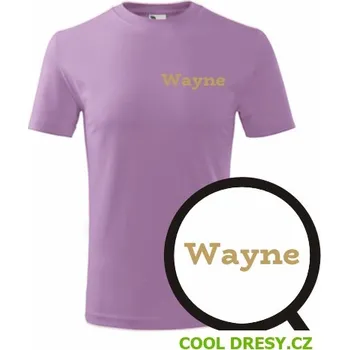 Dětské tričko Wayne - Barva: fialová, Velikost 8let