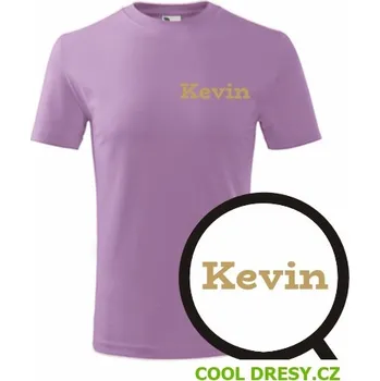 Dětské tričko Kevin - Barva: fialová, Velikost 4roky