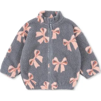 Chlapecká bunda Bunda Konges Sløjd JODY TEDDY JACKET GRS KS103584.9BYA fialová 54X, vel. 80