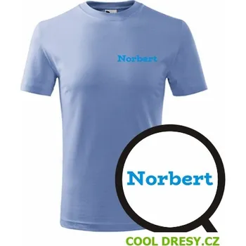 Chlapecké oblečení Dětské tričko Norbert - Barva: nebesky modrá, Velikost 10let