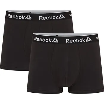 Boxerky pánské boxerky REEBOK - BLACK - 2 ks - XL (Reebok Mens Trunks Matias 2Pk)