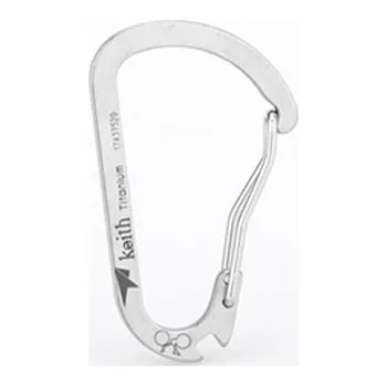 Kempingové nádobí Keith Titanová karabina 60 mm Ti1152