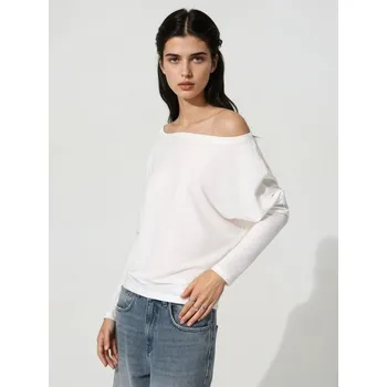 Oblečení a móda Tričko s&nbsp;dlouhými rukávy - XL - House - krémový - 546GX-01X