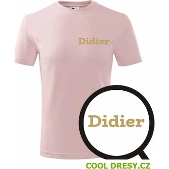 Dětské tričko Didier - Barva: růžová, Velikost 8let