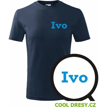 Chlapecké oblečení Dětské tričko Ivo - Barva: námořní modrá, Velikost 4roky