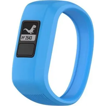 Příslušenství k chytrým hodinkám eses Silikonový náramek pro Garmin VívoFit Junior 1 a 2, Vívofit 3 - Velikost S, světle modrý