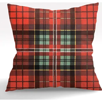 Povlak na polštářek Ervi povlak na polštář FLANELOVÝ - Skotská kostka Tartan