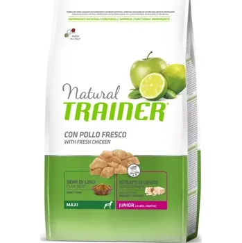 Krmivo pro psa Trainer Natural Maxi Junior čerstvé kuře 12kg