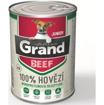 Krmivo pro psa Grand Deluxe 100% HOVĚZÍ JUNIOR 400g