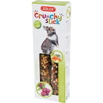 Zolux Pochoutka CRUNCHY STICK mrkev/řepa 2ks