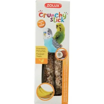 Pro ptáka Zolux Crunchy Stick Parakeet Kokos/Banán 2ks