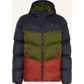 Pánská bunda Gant Pánská Prošívaná Bunda, tmavě modrá / tmavě červená /...