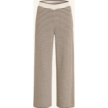 Dámské kalhoty Brunello Cucinelli Dámské Úpletové Kalhoty, béžová / tmavě...