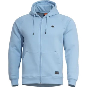 Pánská móda Mikina PHAETON se zipem a kapucí LAGOON BLUE Mikina PHAETON se zipem a kapucí LAGOON BLUE vel. L