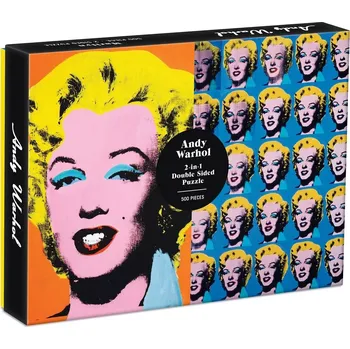 Puzzle Galison Oboustranné Andy Warhol Marylin 500 dílků