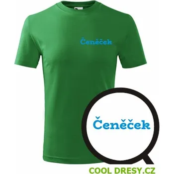 Dětské tričko Čeněček - Barva: střední zelená, Velikost 10let