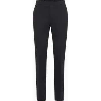 Pánské kalhoty PORSCHE DESIGN Travel Suit Pants Kalhoty cestovní volnočasové vyštíhlené černá (Pohodlné kalhoty slim střihu s elastickým pasem a rafinovanými záhyby. Vyrobeno v Evropě.)