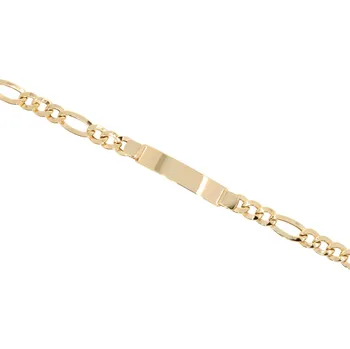 Náramek Zlatnictví Helios Masivní náramek s destičkou