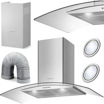 Digestoř Berdsen Prostorový digestoř 90 cm BT-223 INOX