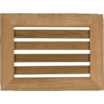 Ventilační grill Thermory, osika thermowood