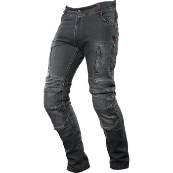 Moto kalhoty 4SR CLUB SPORT GREY pánské kevlarové rifle Velikost.: 48