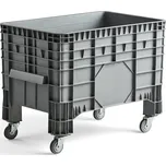 Paletový kontejner CARTER, s kolečky, 1040x640x790 mm
