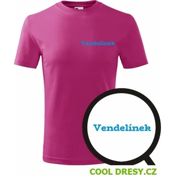 Chlapecké oblečení Dětské tričko Vendelínek - Barva: purpurová, Velikost 4roky