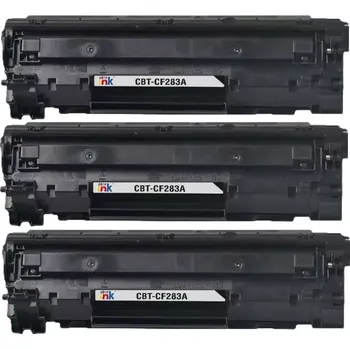 Počítač Starink kompatibilní toner HP 83A, HP CF283A (Černý) 3-PACK