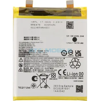 Baterie pro mobilní telefon Baterie Motorola QV45 4500 mAh Edge 50 Ultra (XT2401) OEM včetně lepení a zpět 56 Kč s ATC Clubem