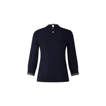 Dámský svetr Dámský svetr Berrit v tmavě modré barvě 36