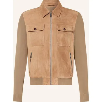 Milestone Pánská Kožená Bunda Msryan Ze Směsi Materiálů,...