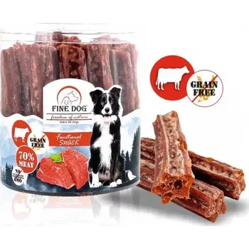 Pamlsek pro psa FINE DOG Funkční masová hvězda HOVĚZÍ 25ks