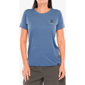 Dámské tričko Dámské rychleschnoucí triko Patagonia Cap Cool Daily Graphic Shirt Lands - chouinard crest/current blue