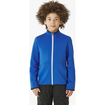 QUECHUA Dětská spodní lyžařská bunda na zip hřejivá 500 6–14 let 8 LET MODRÁ