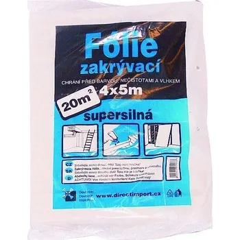 Zakrývací fólie na malování Direct import group s.r.o. Fólie zakrývací LDPE 4x5m 0,04m /105002/