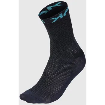 Pánské termo ponožky Cyklistické ponožky Karpos Rapid - černá/tyrkysová S