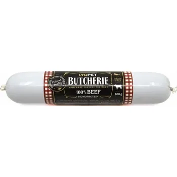 Krmivo pro psa LYOPET Butcherie Beef sausage velikost: 400g