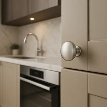 Nábytkové kování Interex Úchytka knopka CIRCLE / Nikl matný