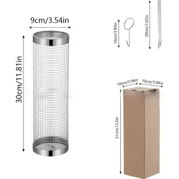 Příslušenství pro gril Set grilovací přenosný nerez