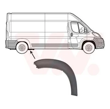 Blatník karosérie Rozšíření, blatník AGB 577082-5