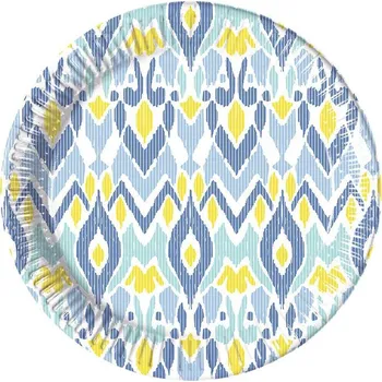 Party nádobí Procos Papírové talíře Ethnic 23 cm 8ks