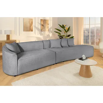 Pohovka Pohovka Lidiana 330cm 3-seater XXL bouclé grey