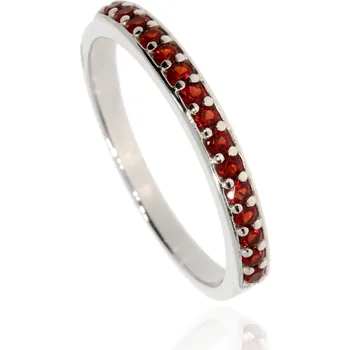 Prsten Granát Turnov Prsten český granát Velikost: 63, Váha: 1,50g