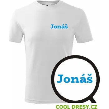 Dětské tričko Jonáš - Barva: bílá, Velikost 10let